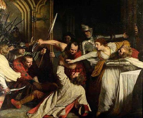 John Opie The Murder of Rizzio, by John Opie oil painting image